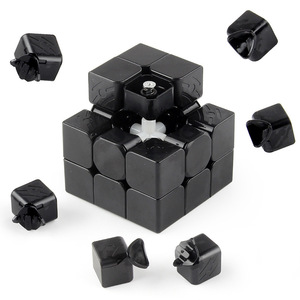 Trắng 3x3x3 Magic <span class=keywords><strong>Cube</strong></span> DIY tốc độ câu đố đồ chơi cho trẻ em đi du lịch thân thiện với căng thẳng cứu trợ thần tài hoạt động đóng hộp câu đố - Product Image 4