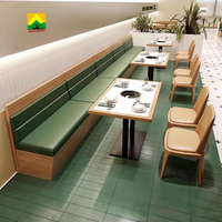 Canapés de restaurant modernes et minimalistes pour hot pot, banquettes semi-circulaires murales pour restaurant chinois, chaises de salle à manger et de barbecue