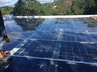 Panneau solaire 300w, double verre transparent de haute qualité, pour utilisation BIPV