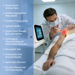 Dispositivo di Terapia Laser Freddo di Classe IV 30W per Trattamento del Dolore da Bursite e Osteoartrite dell'<span class=keywords><strong>Spalla</strong></span> in Umani e Cani - Product Image 3