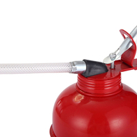 200cc 500cc rouge tube flexible en acier levier style ascenseur huile can huileur can pompe manuelle moteur huile can