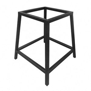 Modern Metal Bar <b>Stools</b> Frame Black Stackable Indoor Outdoor Living Room <b>Dining</b> Chair - Product Image 1