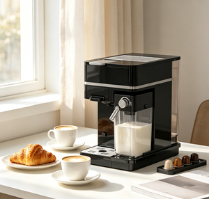 Machine à café à capsules Anbolife 20 bars avec réservoir à lait, expresso, cappuccino, latte, compatible Nespresso, <span class=keywords><strong>Dolce</strong></span> <span class=keywords><strong>Gusto</strong></span>, K Cup, ESE - Product Image 5