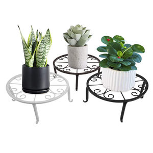 Supporto per piante in metallo durevole supporto per piante in <span class=keywords><strong>ferro</strong></span> antiruggine per interni per contenitore da giardino supporto per piante in vaso da esterno - Product Image 5