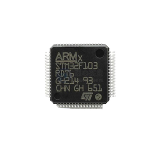 Microcontrôleurs, processeurs et FPGA de la série STM32F, en format LQFP64, incluant les modèles STM32F103RDT6, STM32F103RET6 et STM32F103T8U6. - Product Image 1