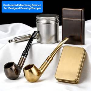 Estuche de Cigarrillos Metálico de Alta Calidad a Prueba de Agua, Caja de Cigarrillos con Diseño Cuadrado, Porta Cigarrillos de Latón con Logotipo Personalizado - Product Image 2