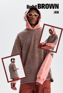 Camiseta Oversize para Hombre con Logotipo Personalizado Vantage 2026, Camiseta de Verano al por Mayor, 100% Algodón, Lavado Ácido - Product Image 4