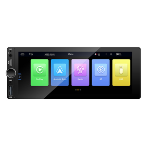 Đầu CD xe hơi thông minh Android màn hình cảm ứng 6.86 inch 1 DIN, tích hợp Bluetooth, DAB, bộ khuếch đại, GPS, DSP, khung cổ điển, phụ kiện, cắm là chạy - Product Image 1