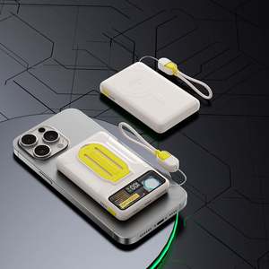 Batterie externe magnétique sans fil 2025, 10000 mAh, batterie externe magnétique pour téléphone 16 Pro, chargeur portable magnétique - Product Image 1