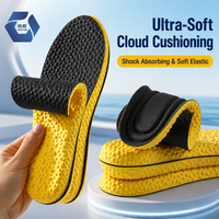 Semelles intérieures de sport Popcorn Foam Cloud Cushion, haute élasticité, respirantes, absorbant les chocs, légères, flexibles, inserts pour chaussures de sport