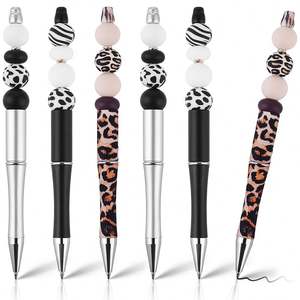 Bonne Qualité Alimentaire 15mm Jaune Léopard Avec Fond Rose Silicone Imprimé Dentition Perle DIY Sucette Chaîne Jouets Perles - Product Image 5