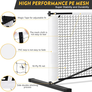 Filet de Pickleball en matériau imperméable et durable de haute qualité Filets de Pickleball d'entraînement en plein air pour le divertissement - Product Image 6