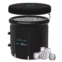 Robinets à double vidange à usage domestique Bain de glace Baignoire gonflable Plongeant à froid pour la récupération du fitness Athlètes Thérapie Baignoire à glace