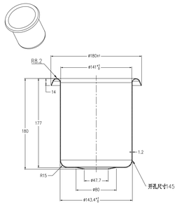 Robinet de lavabo de comptoir de bar pour café commercial, robinet en laiton pour bassin de lavage alimentaire, débit de 0,4 GPM, ensemble cuve, outil de lavage alimentaire - Product Image 4