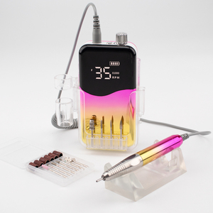 35000RPM, superventas, profesional, sin escobillas, 85W, taladro eléctrico para uñas, OEM/ODM, pulidor de uñas recargable portátil - Product Image 3