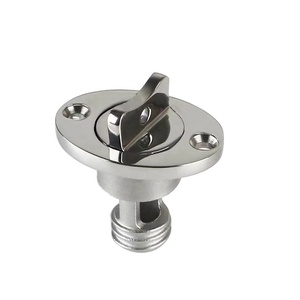 Tapón de Drenaje Ovalado de Acero Inoxidable 316 para Uso Marino, Compatible con Orificios Roscados de 1 Pulgada, para Barcos, Kayaks, Dingis, Canoas, Yates, Accesorios de Hardware Náutico - Product Image 1