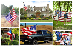 3x5ft 210D Водонепроницаемый вышитый американский флаг на открытом воздухе самый прочный открытый флаг США - Product Image 6