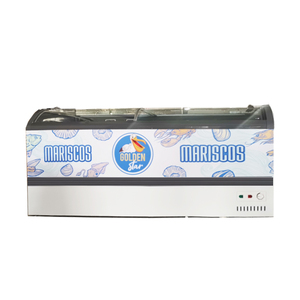 <span class=keywords><strong>Grand</strong></span> congélateur d'îlot pour supermarché, <span class=keywords><strong>réfrigérateur</strong></span> de présentation numérique pour aliments surgelés, congélateur commercial <span class=keywords><strong>combiné</strong></span> - Product Image 4