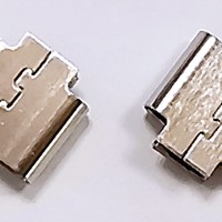 Cubierta Protectora USB Tipo C para Conector Macho de 3.6mm, Acero Inoxidable SUS304 Estampado, Clasificación 5A