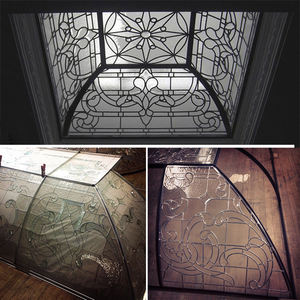 قبة زجاجية ملونة مرصعة بالكريستال مع زجاج مصقول يدويًا وفسيفساء زجاجية ملونة مصنوعة يدويًا لسقف السقف الزجاجي - Product Image 6