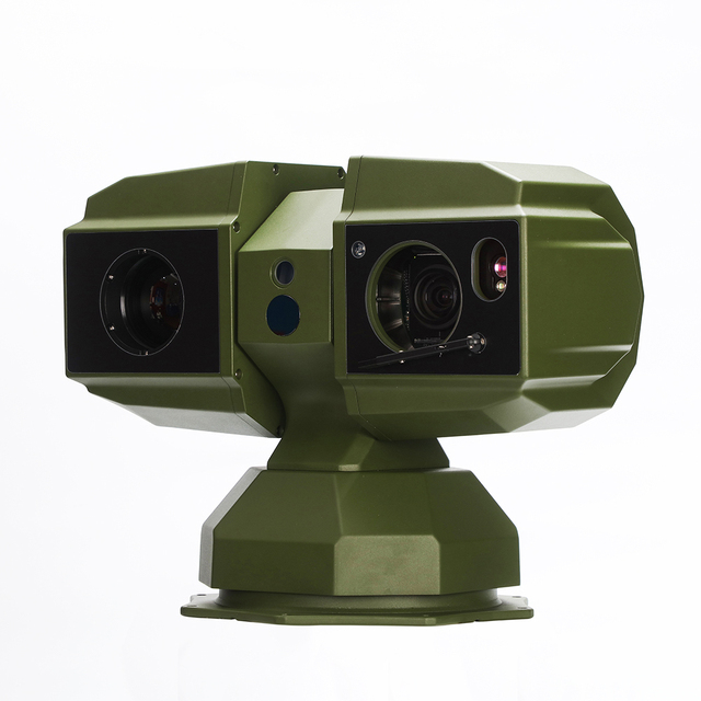Multi Spectrum Smart Network PTZ Camera MCT MWIR Cooled 275mm Long Range Zoom UAV Drone Aircraft Detection