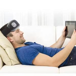 Gran oferta, masaje de ojos inteligente inalámbrico, compresión de calor, masaje de ojos, diadema inalámbrica ajustable, masaje de templo de cabeza de aire - Product Image 4