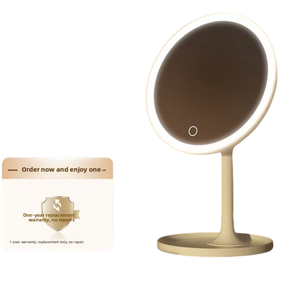 Espejo de Maquillaje Inteligente LED Iluminado <span class=keywords><strong>DOCO</strong></span> LAB HD con Rotación de 360° y Control Táctil, Material ABS, Modelo M003 - Product Image 1