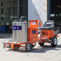 Machine automatique de marquage routier à chaud par poussée manuelle pour lignes de stationnement et équipement de marquage routier