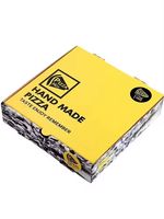 Boîte à pizza en carton ondulé avec logo personnalisé, finition brillante et mate, conteneur alimentaire pour pizza