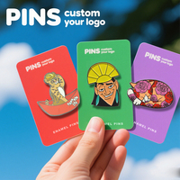 Pin de solapa personalizado de metal esmaltado con logotipo, insignia de recuerdo, broche con tarjeta de soporte, venta al por mayor del fabricante