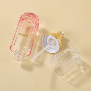Emballage de luxe pour soins de la peau, couvercle fantaisie vide de forme originale, 40ml 100ml 120ml, pot en verre dépoli 20g <span class=keywords><strong>50g</strong></span> pour crème cosmétique, pompe à lotion - Product Image 4