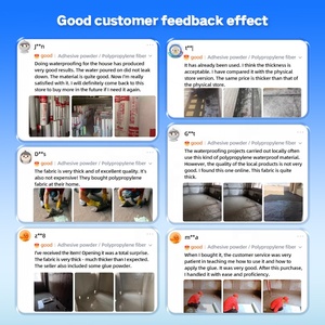 Rouleau de tissu en polypropylène SBC pour la <span class=keywords><strong>réparation</strong></span> des fuites de toit, sous-sol, cuisine, salle de bain, piscine, membrane imperméable et résistante à l'humidité - Product Image 4