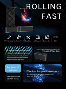 Jode Mur <span class=keywords><strong>Vidéo</strong></span> LED Flexible Intérieur/Extérieur Enroulable, Panneau LED TV Écran <span class=keywords><strong>d</strong></span>'Affichage Publicitaire pour Salle <span class=keywords><strong>d</strong></span>'Exposition - Product Image 4