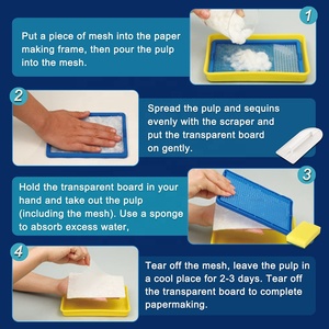 Đồ Dùng Hơi Nước Mới 2023 Đồ Chơi Thân Cây Cho Trẻ Em Bộ Dụng Cụ Làm Giấy Sợi Đồ Chơi Khám Phá Khoa Học Thí Nghiệm Tuyệt Vời Cho Trẻ Em Bộ Làm Giấy Tự Làm - Product Image 3