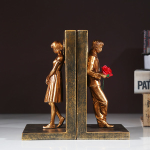 Sujetalibros con Figura de Gesto de Amor, Decoración de Resina Creativa, Antideslizante, Organizador de Escritorio para <span class=keywords><strong>el</strong></span> Hogar y la Oficina - Product Image 5