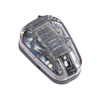 Lampe de casque tactique IR stroboscopique à 5 fentes, balise de survie, LED infrarouge et visible, durable, écologique, métal/nylon/plastique