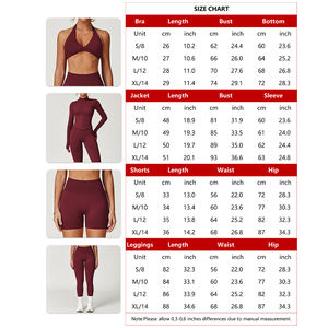 Зимняя спортивная одежда: комплект для фитнеса и повседневной носки – леггинсы с эффектом подтяжки ягодиц, спортивная куртка, спортивный бюстгальтер и облегающие брюки для женщин. - Product Image 5
