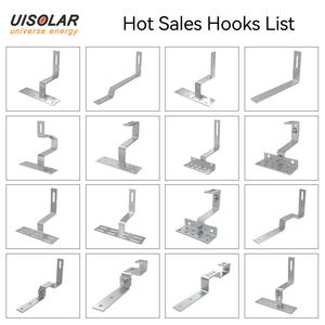 UISOLAR Ventes Flash Crochets de fixation pour panneaux solaires en acier inoxydable pour toiture, Crochets de montage PV pour système photovoltaïque - Product Image 4