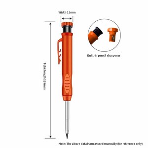 YBS Factory Crayons à bois portables avec <span class=keywords><strong>taille</strong></span>-<span class=keywords><strong>crayon</strong></span> intégré Remplissage 3 couleurs Marquage facile Séchage rapide DIY OEM ODM - Product Image 6