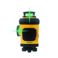Vente chaude Professionnel Auto Rotatif 4D-16 Ligne Vert Faisceau Laser Niveau Auto-Nivellement