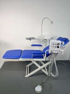 Portable <strong>Dental</strong> <strong>Chair</strong> <strong>Unit</strong> Turbine Power Source Leather 600W 1 Year Warranty Folding <strong>Dental</strong> Equipment for Clinics <strong>Manufacture</strong> - Product Image 3