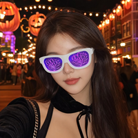 Lunettes LED Lumineuses en Gros pour Fêtes, Lunettes Clignotantes en Acrylique pour Événements, Lunettes LED Rechargeables