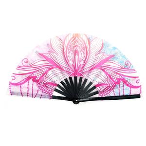 Hot Sale <strong>Bamboo</strong> <strong>Crafts</strong> Customized Big Hand Cooling Fan for Advertising - Product Image 1