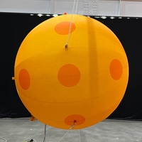 Ballons gonflables de pickleball personnalisés de 2 m de diamètre en tissu Oxford, durables, réutilisables, imperméables, faciles à installer, pour la publicité