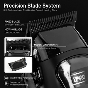 Ipro S1101 DLC เบลด7000-8000รอบต่อนาทีโร<span class=keywords><strong>เต</strong></span>อร์ภายนอกแบบไร้แปรงหวีผม<span class=keywords><strong>แบ</strong></span>บมืออาชีพที่ปรับความยาวได้<span class=keywords><strong>แบ</strong></span><span class=keywords><strong>ต</strong></span><span class=keywords><strong>เต</strong></span>อรี่4500mAh - Product Image 4