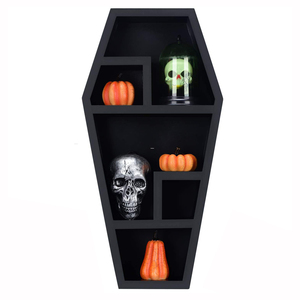 No chemical Large Gothic other Home Decor Display Storage Coffin Shelves