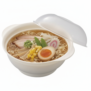 Inomata ciotola di Ramen in plastica a microonde per servire e riscaldare il tuo piatto di Noodle preferito - Product Image 1