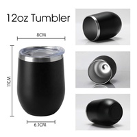 Porte-œuf isotherme en acier inoxydable 304, support de bouteille de vin, design en U thermolaqué, logo imprimé par transfert d'eau, 6-12h