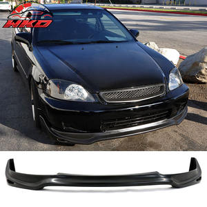 Alerón delantero estilo JUN para Honda Civic EJ EK EM 99-00, sin pintar, de poliuretano, accesorio exterior de alta calidad. - Product Image 1