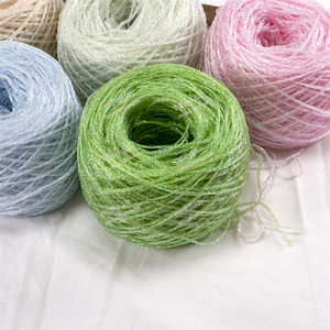 Bán Sỉ Sợi Kim Loại Lấp Lánh Màu Kẹo Ma Thuật Sợi Dệt Kim <span class=keywords><strong>Lurex</strong></span> Chunky Sợi Kim Loại Màu Vàng Kim Để Đan Móc - Product Image 2